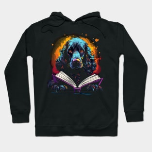 Field Spaniel Reads Book Hoodie